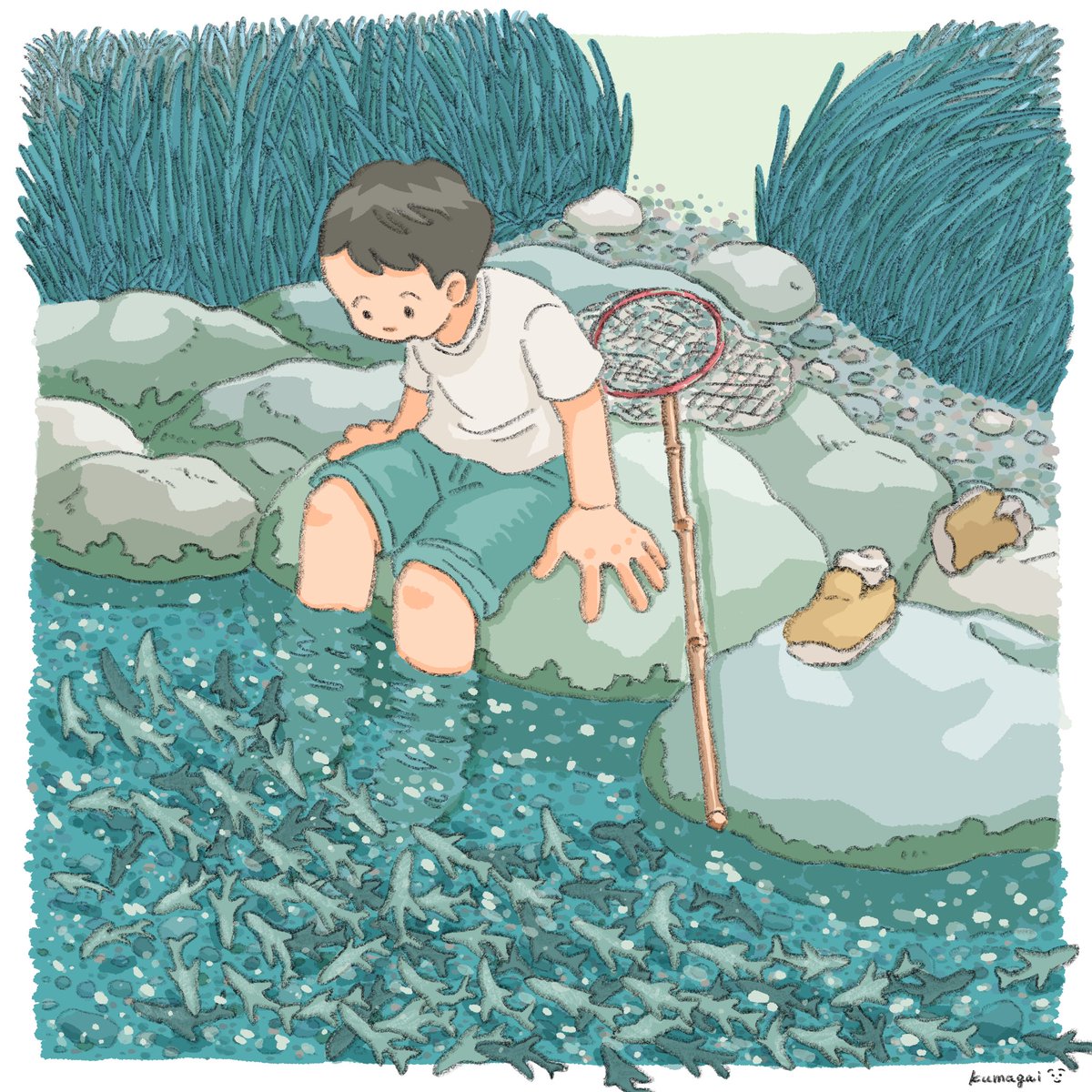 sumiccoii's tweet photo. 川の思い出
#illustration https://t.co/TY3ENNOEqb