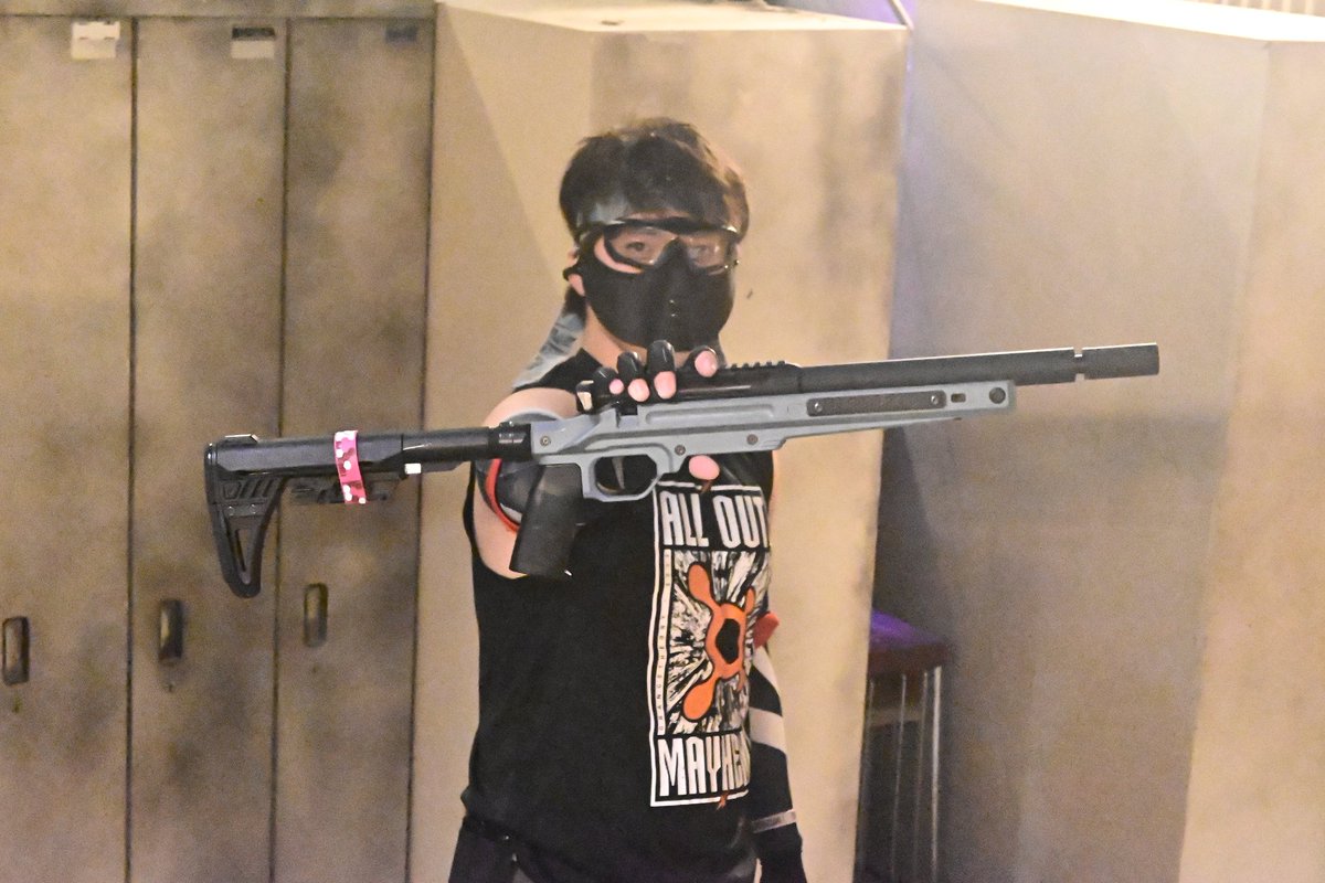 Rody_kansokusya's tweet photo. @mikitogun
からお借りしたショットガンと
@sumith_saba123の苺屋ハンドガン
もうすっごい楽しい☆
#借り物タクティカル #サバゲー 
#Bravepoint新宿 https://t.co/kF53IaDsB1