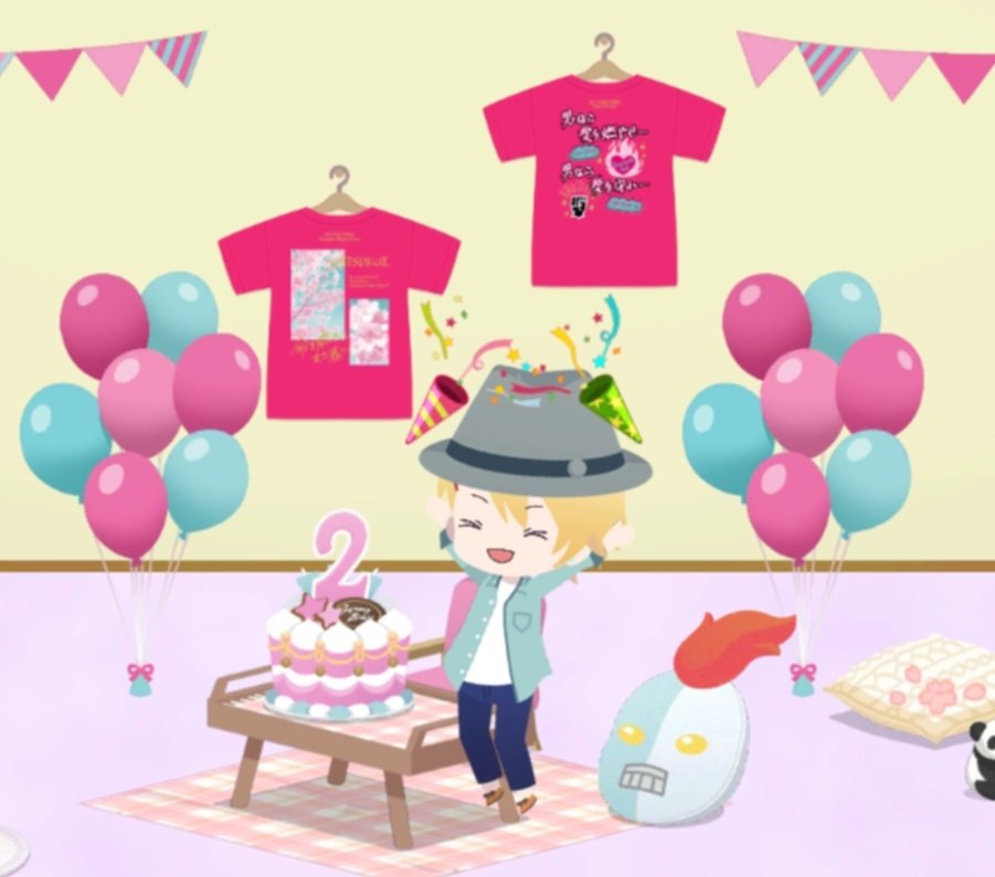 Starry6vo's tweet photo. ライエモでもお祝い🎂🌸
 #utapri_syo_BD2026 https://t.co/vFl0NRs2mw