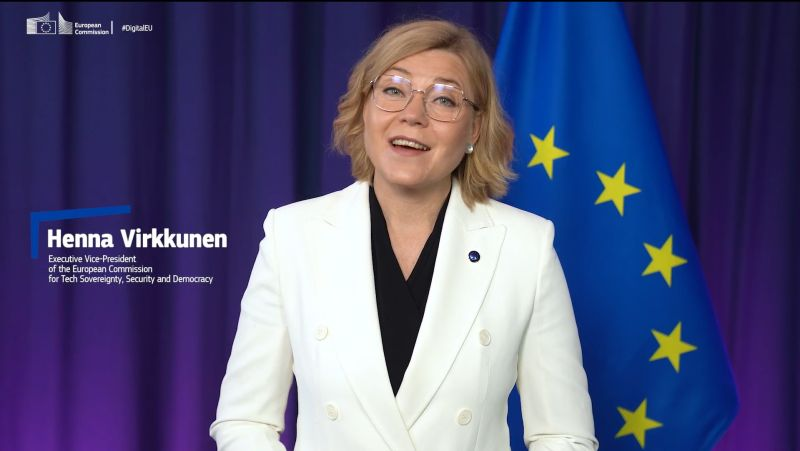 edih_net's tweet photo. 💡"The AI race is not just about who builds the most advanced models, it's also about who adopts AI fastest. Collectively, Europe is already leading in this race."

- @HennaVirkkunen, EVP @EU_Commission delivers the welcome speech at #EDIHSummit2026. 

▶️https://t.co/XgMJLhhjMH https://t.co/12VfnkkKVI