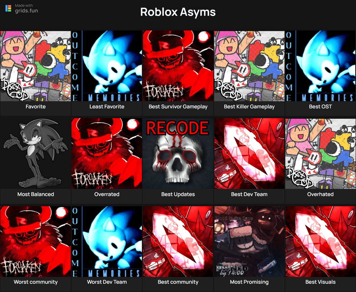 There should be games that I think should be placed more if I knew how ...