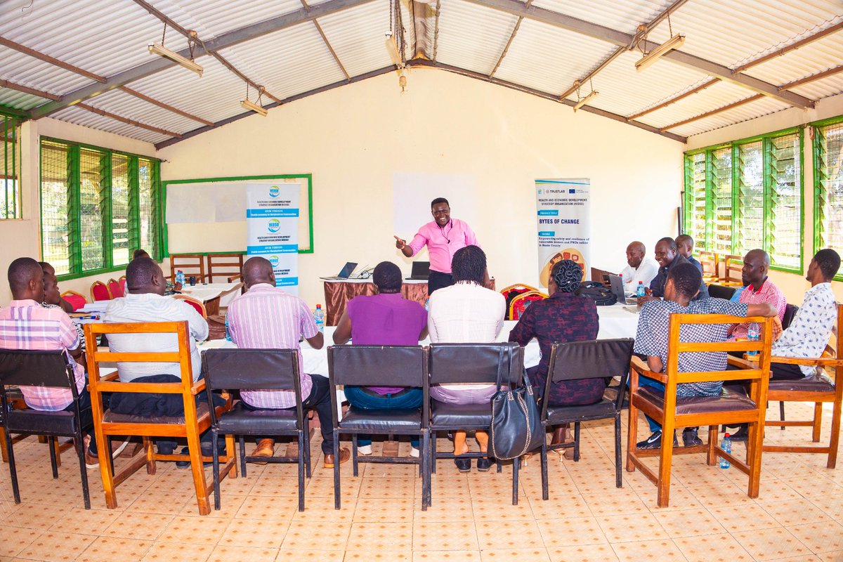 HEDSOorg's tweet photo. Busia County | Day One

Today, we kicked off the two-day County Digital Safety Leadership Training and Digital Safety Systems Strengthening Workshop under the #BytesOfChange initiative. https://t.co/QB91Z5cj3f