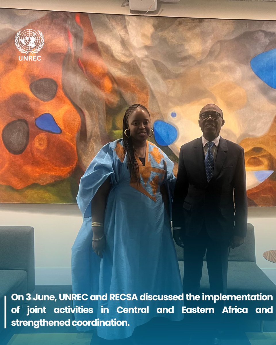 odaunrec's tweet photo. 📍On 3 June, UNREC🇺🇳 and RECSA discussed the implementation of joint activities in Central and Eastern Africa and strengthened coordination.
#BMS9 #UNPoA #arms_control #non_proliferation #SDG16 https://t.co/H10BpZdYIq