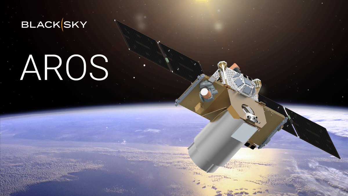 BlackSky_Inc's tweet photo. $BKSY was awarded an @NRO_gov contract modification to accelerate development of AROS as a critical commercial alternative for foundation imaging.

The effort funds rapid development of multispectral, large-area mapping spacecraft and foundation data collection system in 2028.

Read more: https://t.co/9Oaml348sE