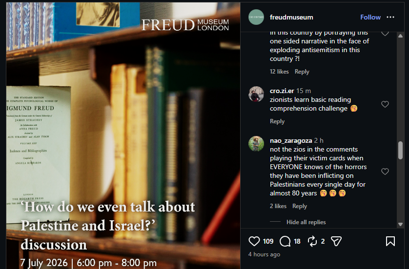 steveeypips's tweet photo. Hi @DesignMuseum 
Just wondered if you knew that your Curator and "Cultural Producer" is a raging antisemite?

I wonder what sort of Cultural events she produces which exclude Jews.

What are you doing about this? https://t.co/kFFiAa0b7J