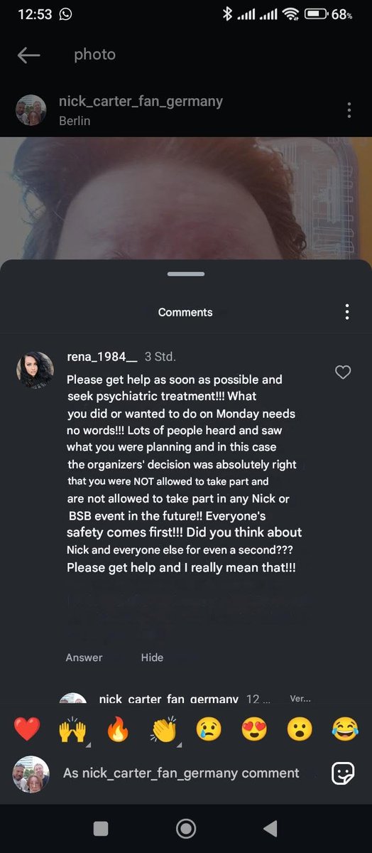 LotzYvi's tweet photo. @backstreetboys @CBSMornings @nickcarter It’s something, isn’t it? When joy turns into fear. I don’t know what to do anymore—sell it or drive it? I’m dreading September and Düsseldorf. And those are your goddamn fans—are you proud of that? I call it the destruction of human beings. https://t.co/rIsKqpHqlT