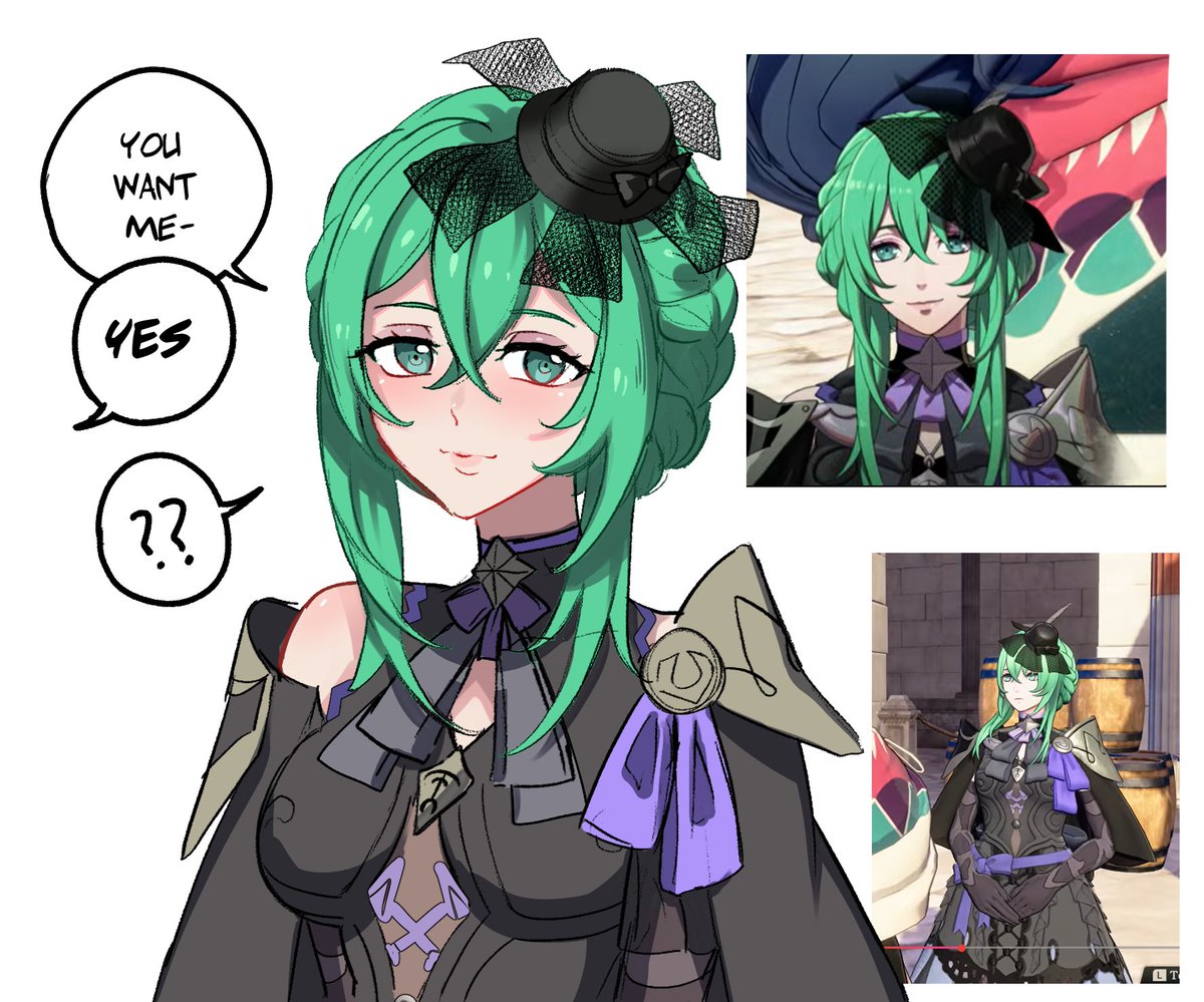 RhymeWithRay's tweet photo. Anything for green goth girl💚🧎 https://t.co/RxTruebrHH