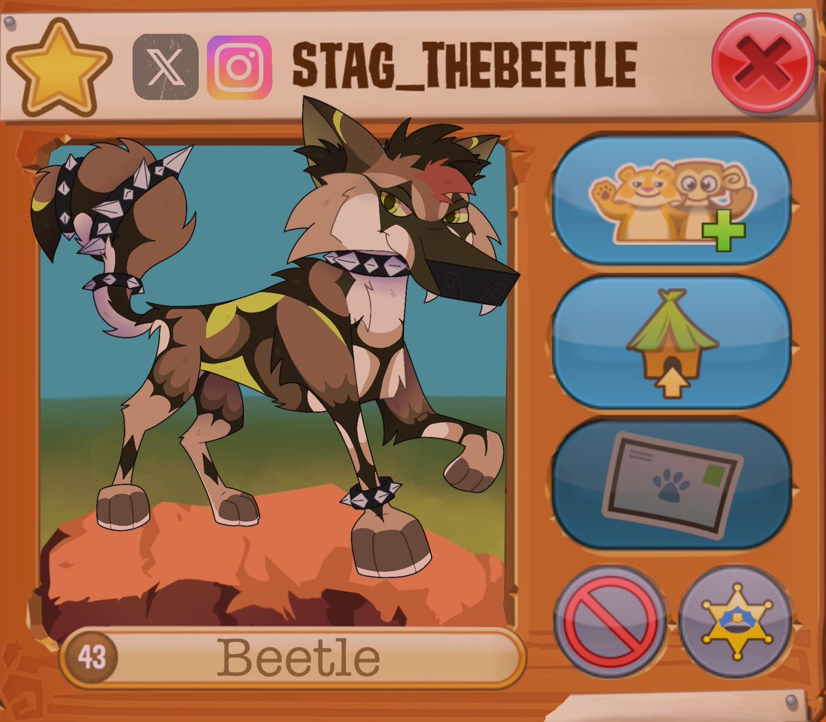 Moogziilla's tweet photo. Animal jam badges are open for $2️⃣5️⃣ each!
Can be done with classic or ajpw background 🐾 https://t.co/0Le7Iqm12K