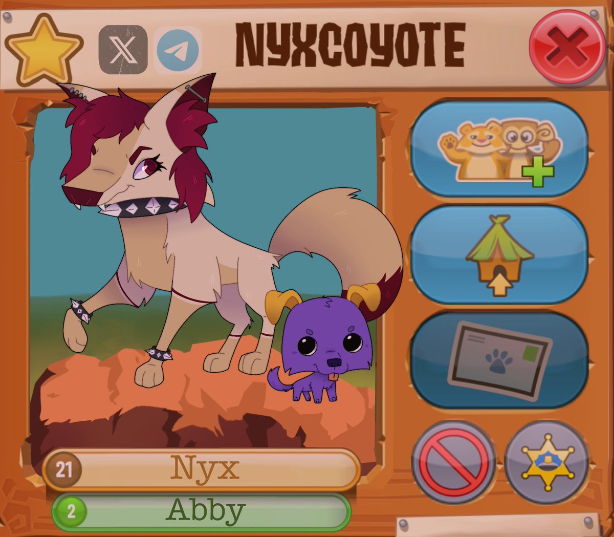 Moogziilla's tweet photo. Animal jam badges are open for $2️⃣5️⃣ each!
Can be done with classic or ajpw background 🐾 https://t.co/0Le7Iqm12K