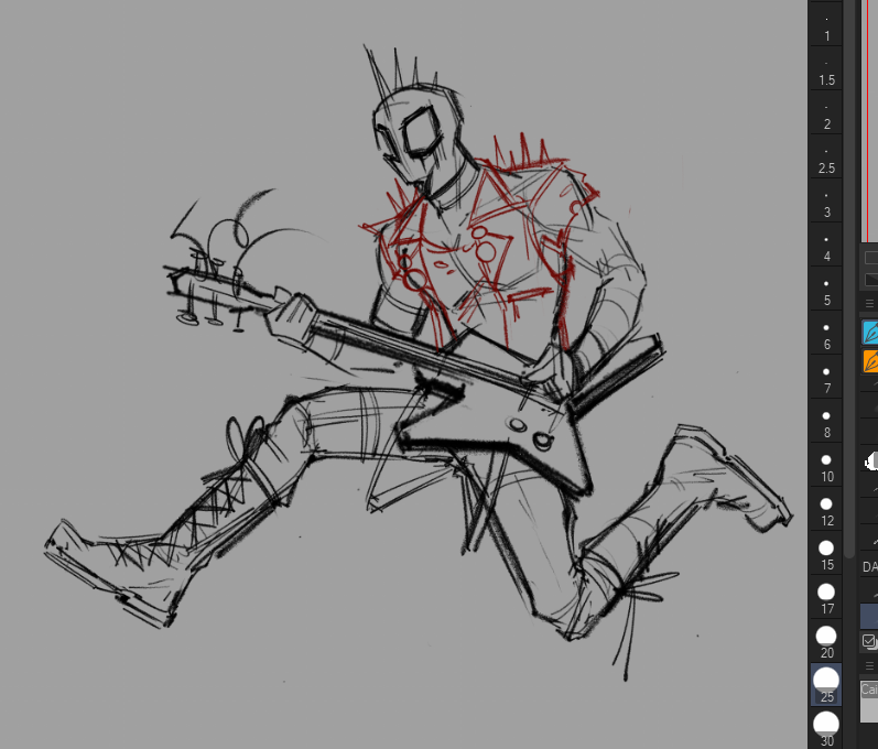 doodroq's tweet photo. sticker? #spiderverse #spiderpunk https://t.co/REYJS9fg7s