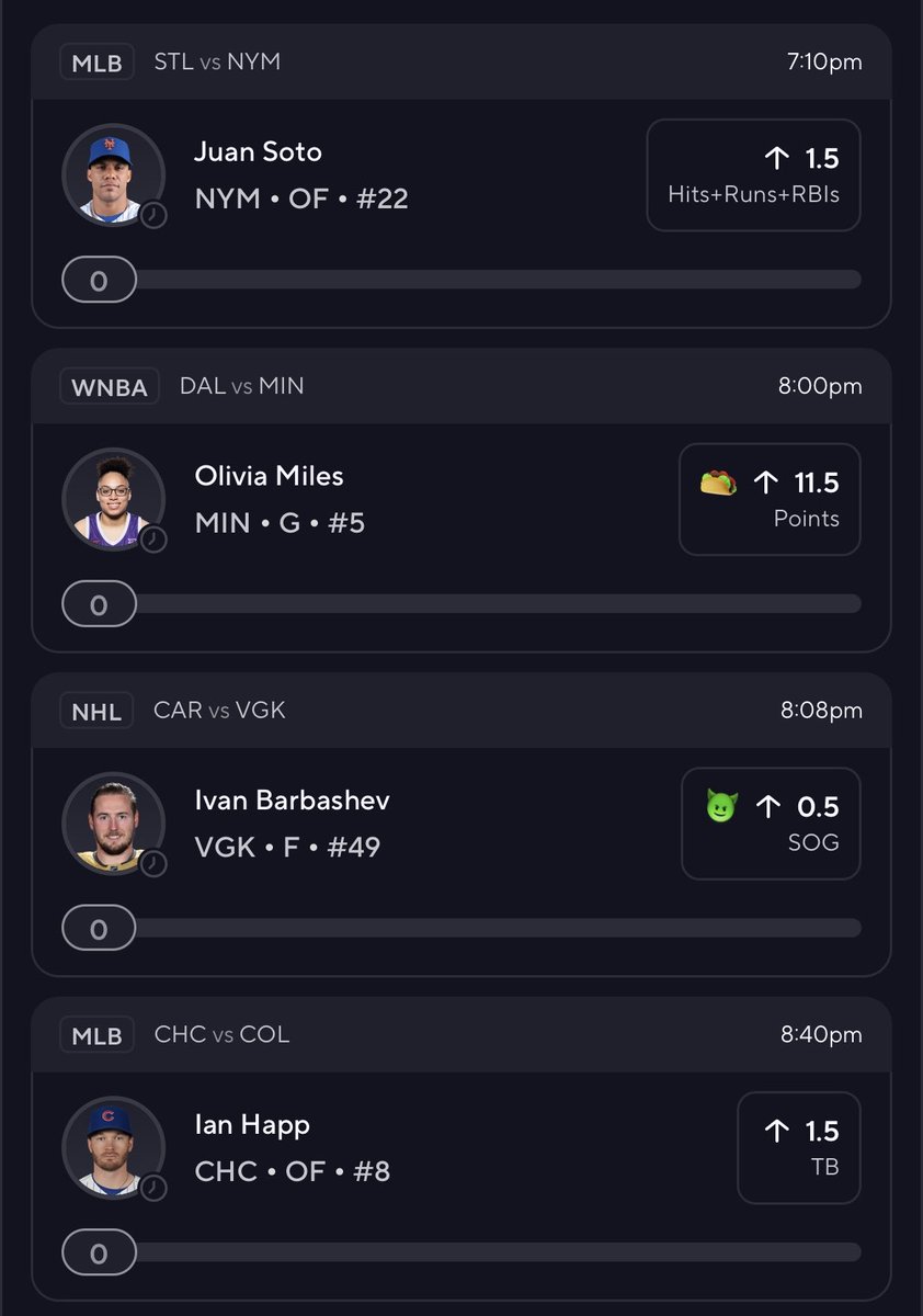 FantasyForgeApp's tweet photo. June 9th PrizePicks Taco Tuesday MLB + WNBA Slip

Fantasy Forge helped me find some good pairs for today’s 1st Taco, might run all 3 today🫣

Nonetheless, trusting our batters today to swing hard and cash our session!

7-day free trial link in bio 🔗 https://t.co/DoMGzEmNZ5
