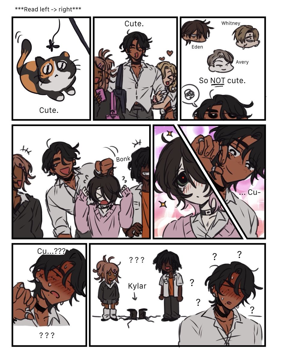 skellelawn's tweet photo. Little comic about how Luca likes cute things!(๑>◡<๑) he's still figuring himself out;; https://t.co/KYSOXIKtNo