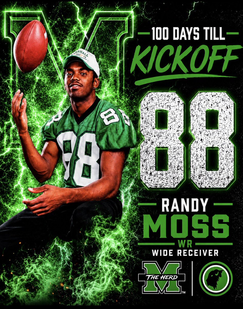 ThunderCast_Pod's tweet photo. We Are… Randy Moss days away from @HerdFB kickoff!! 🦬⚡️🦬 https://t.co/BrRpPlgRls