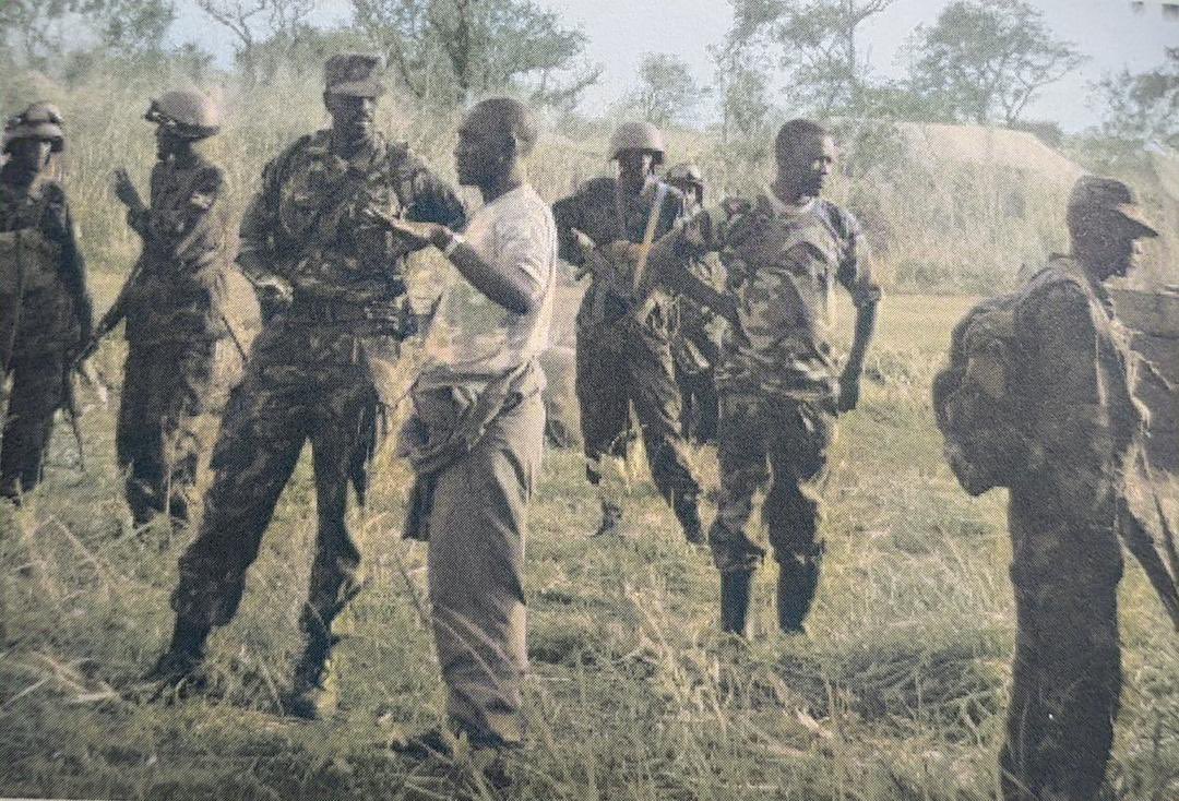 Agabaengineer's tweet photo. Salute to the fearless warriors UPDF and their legendary commander Gen @mkainerugaba ! With hearts of lions and spirits forged in fire, you have displayed unparalleled gallantry and tactical supremacy. Your commander’s wisdom and thunderous resolve have turned the tide of battle, https://t.co/Sq8WIobYQ9