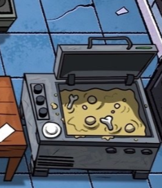 Superstar_GGY's tweet photo. @_callmesebby I sure remember the iconic tray of chicken vomit with human bones in my kitchen

What the actual FUCK am I looking at https://t.co/z4pLxJ80P2
