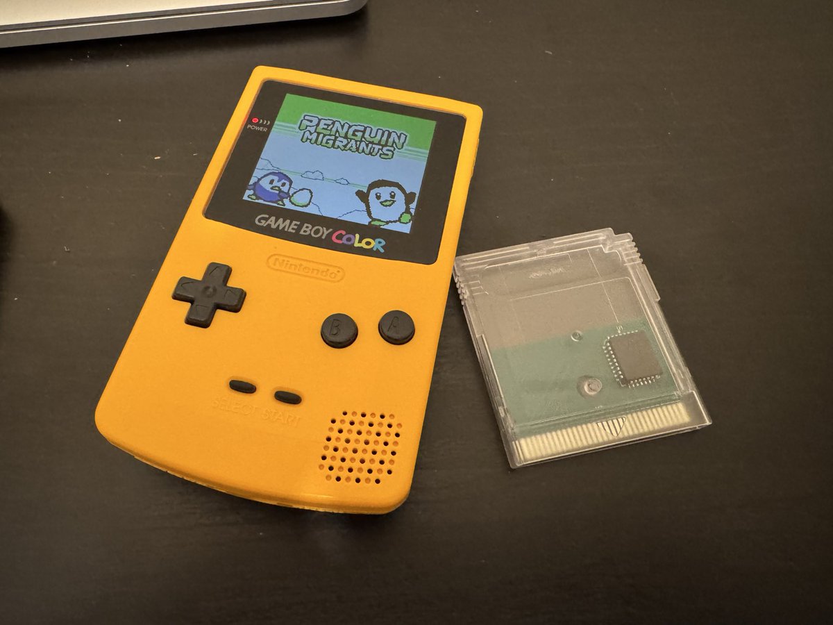 SunnyChowTheGuy's tweet photo. Ah ha the new PCB works. Time to start the next step. #gameboy #gbdev https://t.co/FZLBlrVovQ