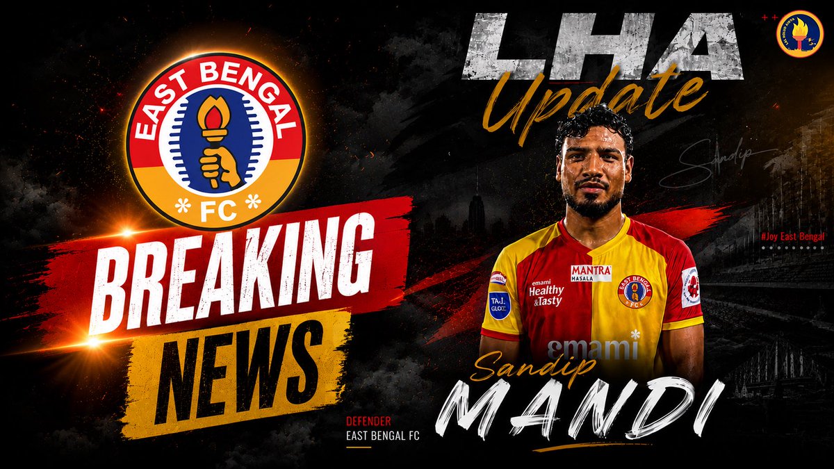 EB_LHA1920's tweet photo. 🚨 𝐔𝐏𝐃𝐀𝐓𝐄 🚨
 
It’s now been approximately 3698 days since Saumik Dey last played for East Bengal FC. 

A decade later, another promising Bengali left-back is all set to sign for the Red and Gold Brigade. 

The reigning ISL Champions is on the verge of signing Sandip Mandi for the upcoming season. 

The 23 year old former u23 international has played in 13 games in the last season registering 2 assists in the process.   

Sandip’s inclusion will definitely provide much needed depth in the side back position which the team was lacking for quite some time now. 

Stay tuned to our social media platforms for more such interesting transfer updates. 

#teamaikya #IndianFootball #EBFC #JoyEastBengal #Transfers