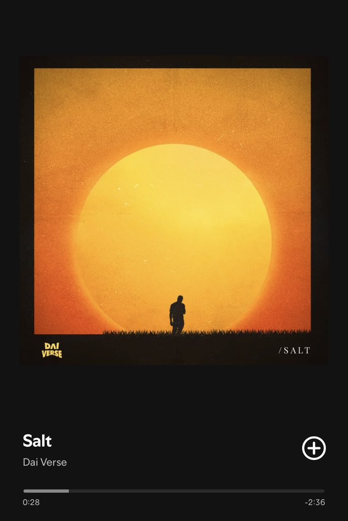 Dai_verse's tweet photo. “SALT” at 10,000,000+ Streams on Spotify…
Thank you to everyone Listening, Everyone Sharing.. 
Thank you for carrying it this far🤎 https://t.co/v8YzUOG5oI