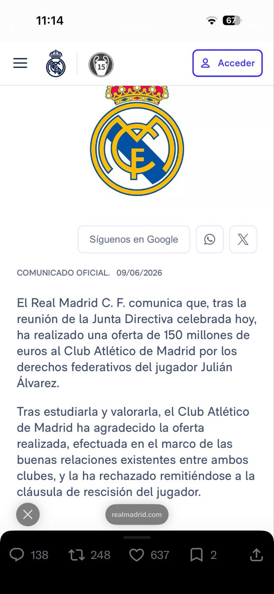 Barahonajor's tweet photo. @realmadrid Nmms https://t.co/z1upbr54nB