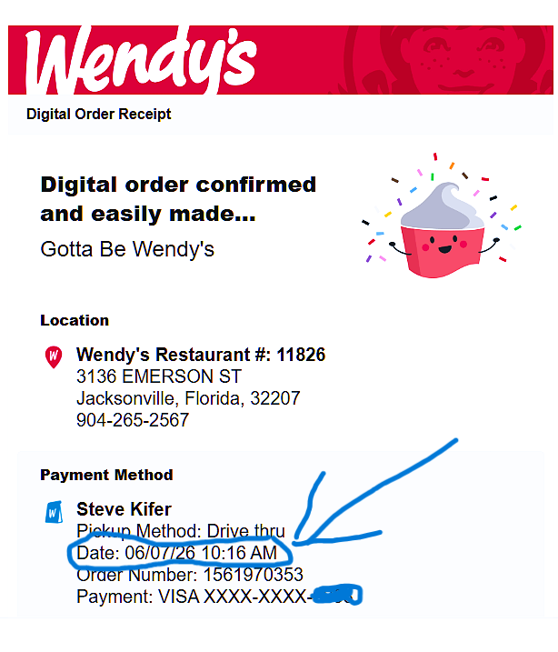 stevenmkifer's tweet photo. It's now been over 48 hours since I placed this order at @Wendys then and employee said "breakfast kinda over, dog" then slammed the drive-thru window - They took my money.  I couldn't cancel the order - 48 hours later and I haven't even been offered my money back for the food I never received