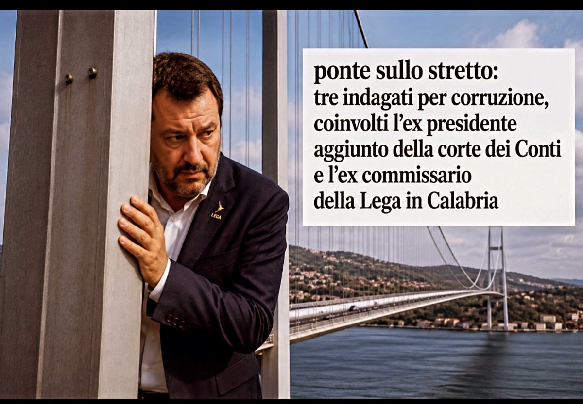 GiampyPiovesan's tweet photo. ANCHE L'ULTIMO GIOCATTOLINO DI SALVINI SI È ROTTO NON GLI RESTA PIÙ NULLA.
#Salvini #conunafoto #dovremoricordarci #theunknown #9giugno #ponte

👇🏻
https://t.co/6LlqGlCXhU https://t.co/GCB8ArVt9U