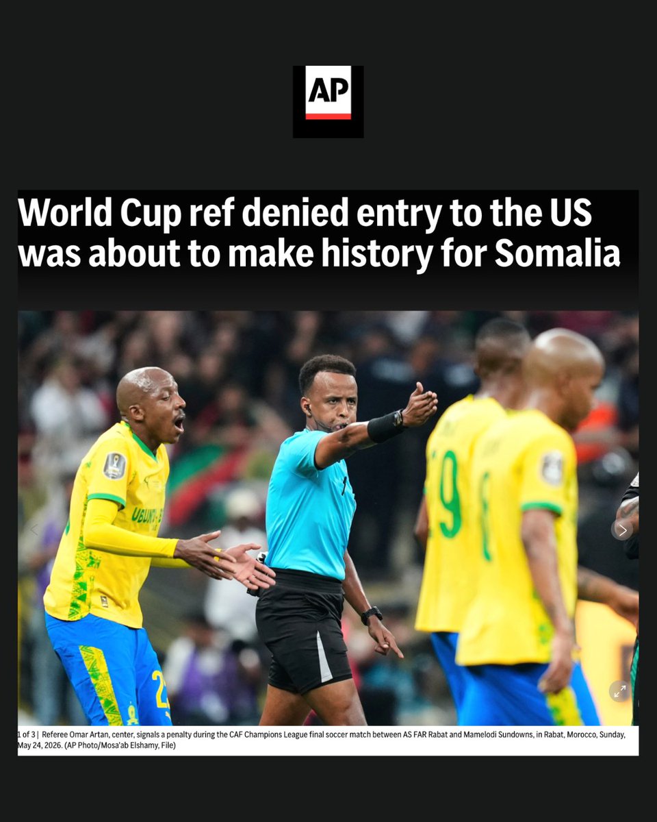 JackBrown591897's tweet photo. @lnstantFoot L'ancienne première dame Hillary Clinton 🇺🇸 réagit au refus d'entrée aux États-Unis de Omar Artan 🇸🇴

"En tant que pays hôte de la Coupe du monde, les États-Unis ne devraient pas refuser à la légère l'entrée sur leur territoire à des officiels venus y exercer leurs fonctions" https://t.co/UZjMNqBMFD