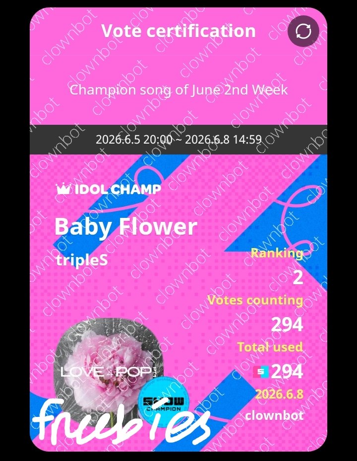 peachyducks's tweet photo. @tripleSMalaysia id: freebies
tier 1 music bank
tier 2 show champion https://t.co/PMBN5LHQJ9