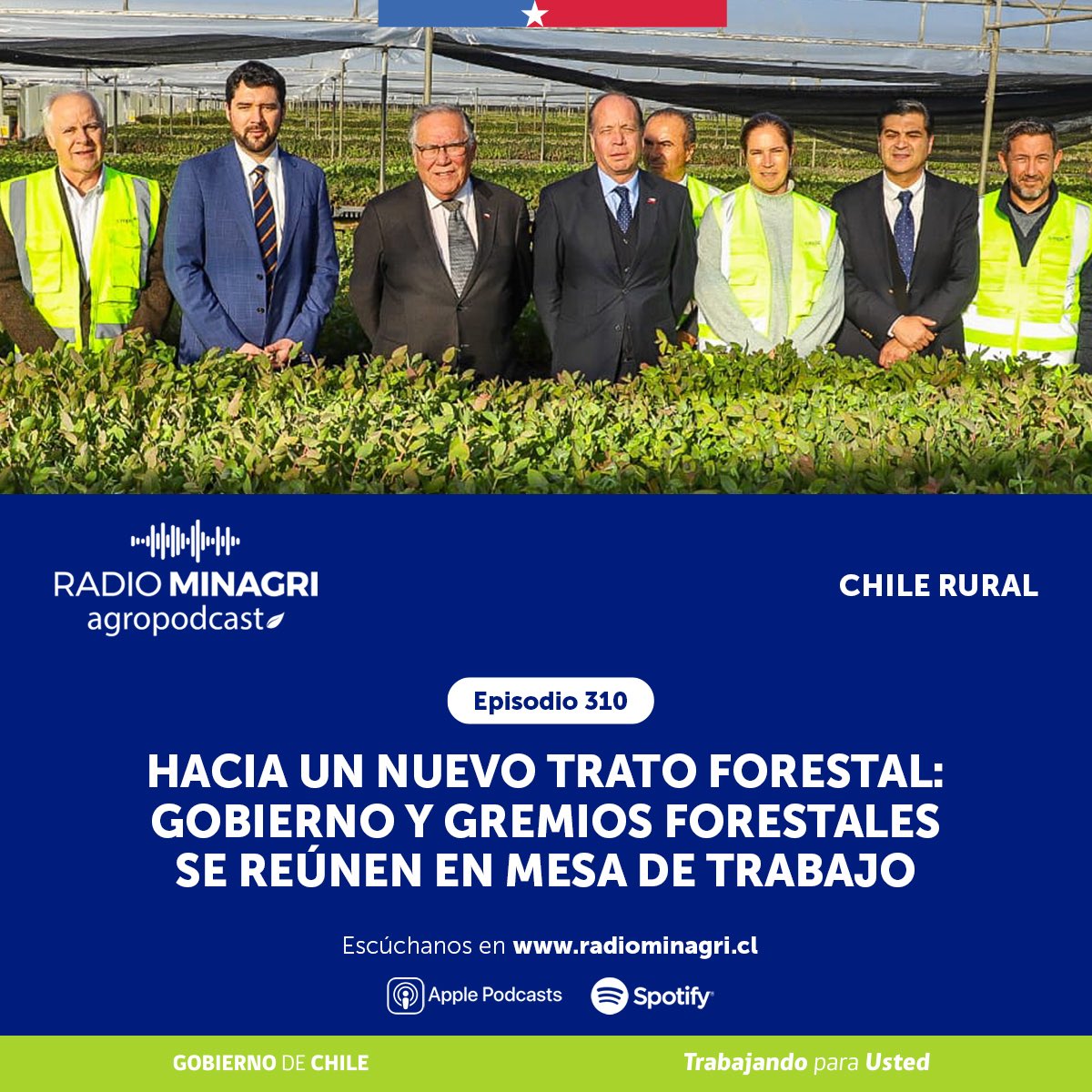 fucoa's tweet photo. En #ChileRural, conocemos detalles de la mesa de trabajo que encabezó el ministro Jaime Campos en la región del Biobío con gremios forestales, para abordar desafíos del sector y fortalecer el desarrollo sustentable de la industria.

Escúchalo aquí ➡️ https://t.co/syuLIPstCQ https://t.co/EPJBLYdVWN