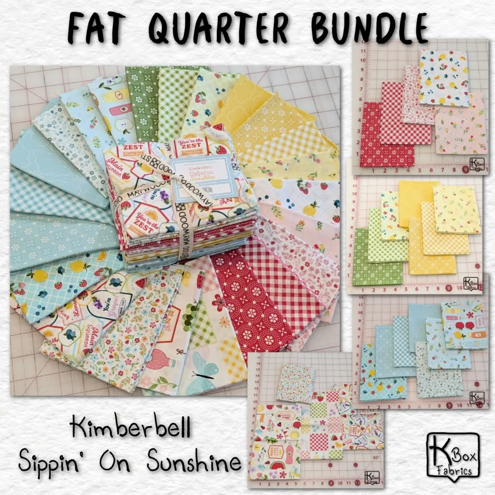 KBoxFabrics's tweet photo. Kimberbell Sippin' On Sunshine Fat Quarter Bundle 🧵✂️ Quality Quilting Cotton Fabric
Visit KBoxFabrics
https://t.co/ylv9n27Wvw

#kboxfabrics #quiltingfabric #quiltinglove #quiltinglife #fabriclovers https://t.co/DRgjTBXfnP