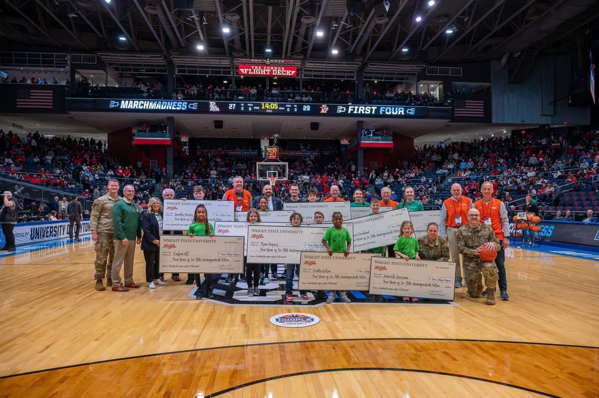 DaytonHoopla's tweet photo. Wright State awarding full-ride scholarships to 12 students at the Big Hoopla STEM Challenge? You love to see it.
Learn more: https://t.co/SZlVuR7jvT
#FirstFour #STEMEd https://t.co/2W2QZqqDAR