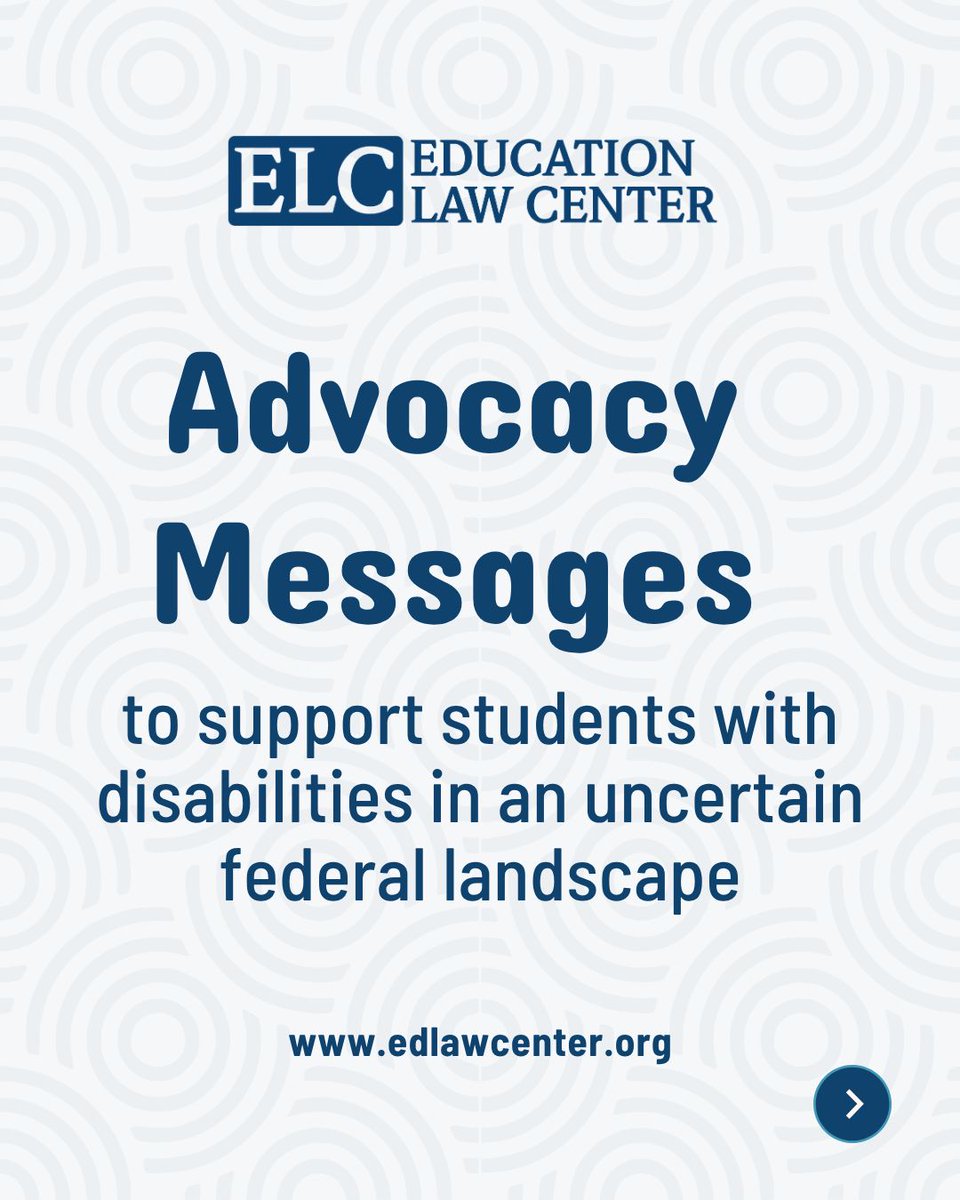 EdLawCenter's tweet photo. The role of the U.S. Department of Education in enforcing the Individuals With Disabilities Education Act is in flux. Find out why #IDEA and other federal support for students with disabilities needs to be protected. 

#federal #education #teachersoftiktok #departmentofeducation https://t.co/JJPsnHAcBP