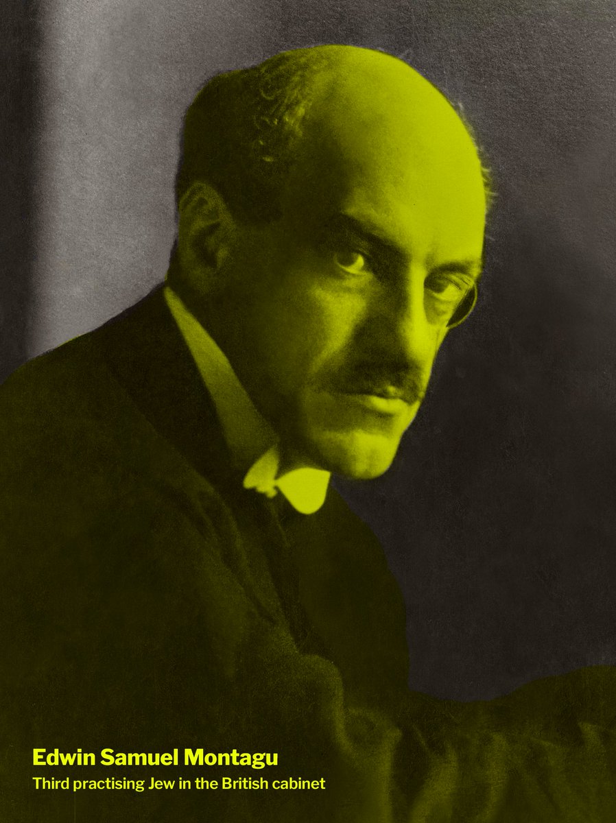EcceBomber's tweet photo. 23 agosto 1917: Edwin Samuel Montagu, Segretario di Stato per l’India e terzo ebreo praticante nel gabinetto britannico, scrive "L'antisemitismo dell'attuale governo", memorandum critico del sionismo e delle trattative che tre mesi dopo porteranno alla "dichiarazione Balfour". ⬇️ https://t.co/ffljHtTxqH