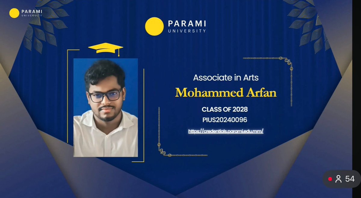 HSalim400445's tweet photo. Congratulations to all Rohingya Parami graduates. Against uncertainty, barriers, and countless challenges, you chose to keep going, and today, that perseverance has paid off.

#ParamiUniversity #ParamiU #PU
#ParamiCommencement https://t.co/eqSFZhkiWn