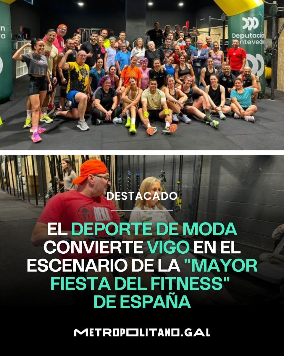 MetroVigo's tweet photo. #Vigo #Galicia #DEKA #Crossfit #Fitness
🏋️♂️ Vigo se prepara para acoger la prueba Deka, "la mayor fiesta del fitness del país". Una prueba pensada para "todo el mundo" 👇
▶ Todos los detalles sobre este evento que llega por primera vez en Vigo, en el enlace que hay a continuación:
https://t.co/bgGOLgewL0