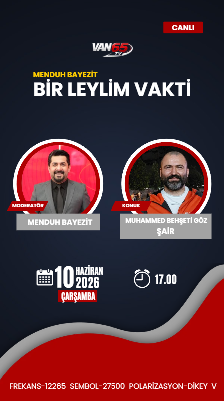 van65tv's tweet photo. BİR LEYLİM VAKTİ ÇARŞAMBA GÜNÜ 17.00'DE VAN65TV EKRANLARINDA https://t.co/nivwWOMO3y