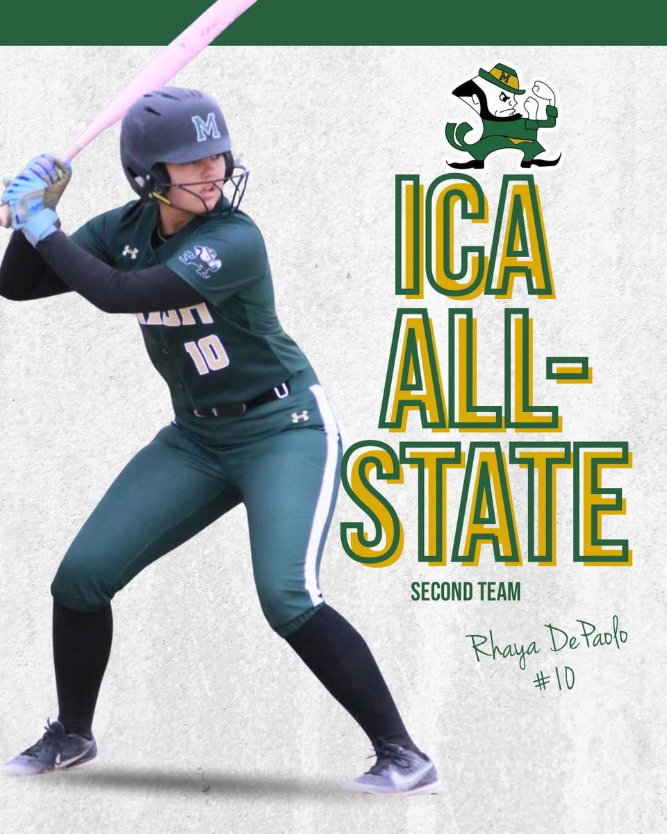rhaya_depaolo's tweet photo. Honored to earn ICA All-State recognition for the second consecutive season! ⭐️🥎

A huge congratulations to my teammates @joslynn_dole and @maddy_weiland13 on receiving All-State honors as well! Proud to represent Bishop McNamara alongside such talented teammates!

#AllState #GoIrish #ClassOf2027 #Softball @bmacsoftball @ILStars18U @CoastRecruitsSB @TOP_D1RECRUITS @SBRRetweets @gobigrecruiting @ica_softball