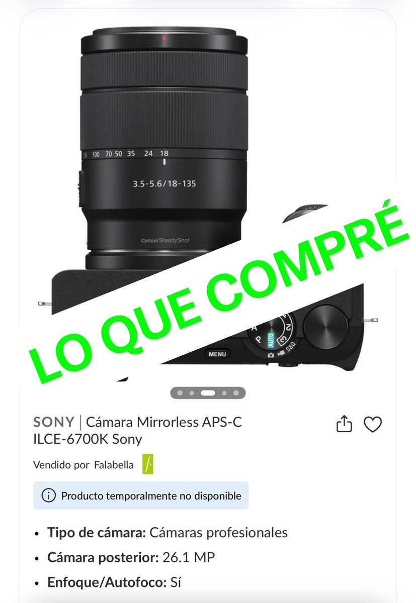 samniklitschekf's tweet photo. Aún sin solución de parte de @FalabellaAyuda x mi caso, me culpan a mi y su solución es que yo devuelva el producto y ellos la plata. Más la ley garantiza que yo escoja la solución y lo que quiero es el producto que compré al precio q ofertaron @SERNAC https://t.co/8lh45dw20o