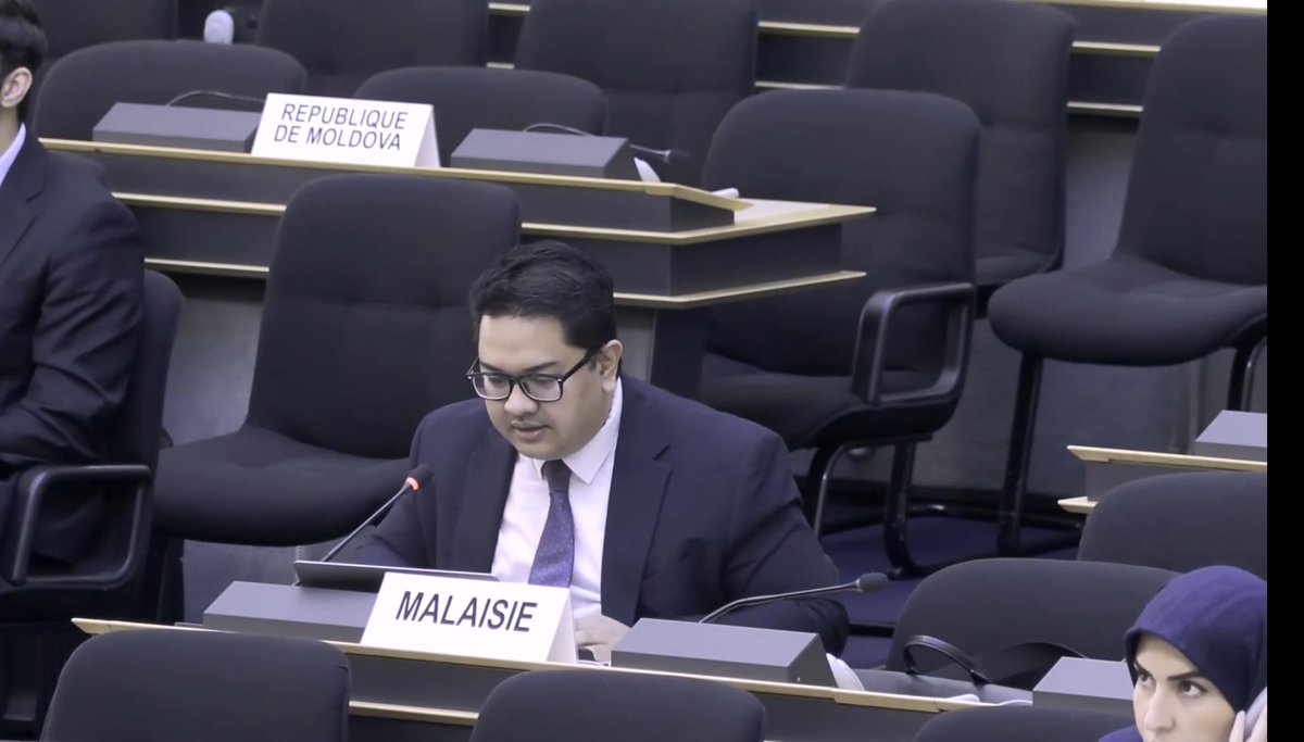 MYGenevaUN's tweet photo. During Informal Plenary on the revitalisation of the CD, 🇲🇾 reaffirmed its commitment to preserving the consensus-based nature of the CD while supporting practical measures to enhance its effectiveness, relevance and responsiveness in addressing contemporary security challenges. https://t.co/6CC6UpXYRu