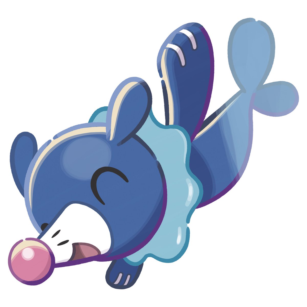 soulsilverart's tweet photo. Um so the only Pokémon to get new art in Pokopia were the ones that got new forms… until now with Popplio.

New Brionne or Primarina Pokopia form? https://t.co/TarSk87GDh