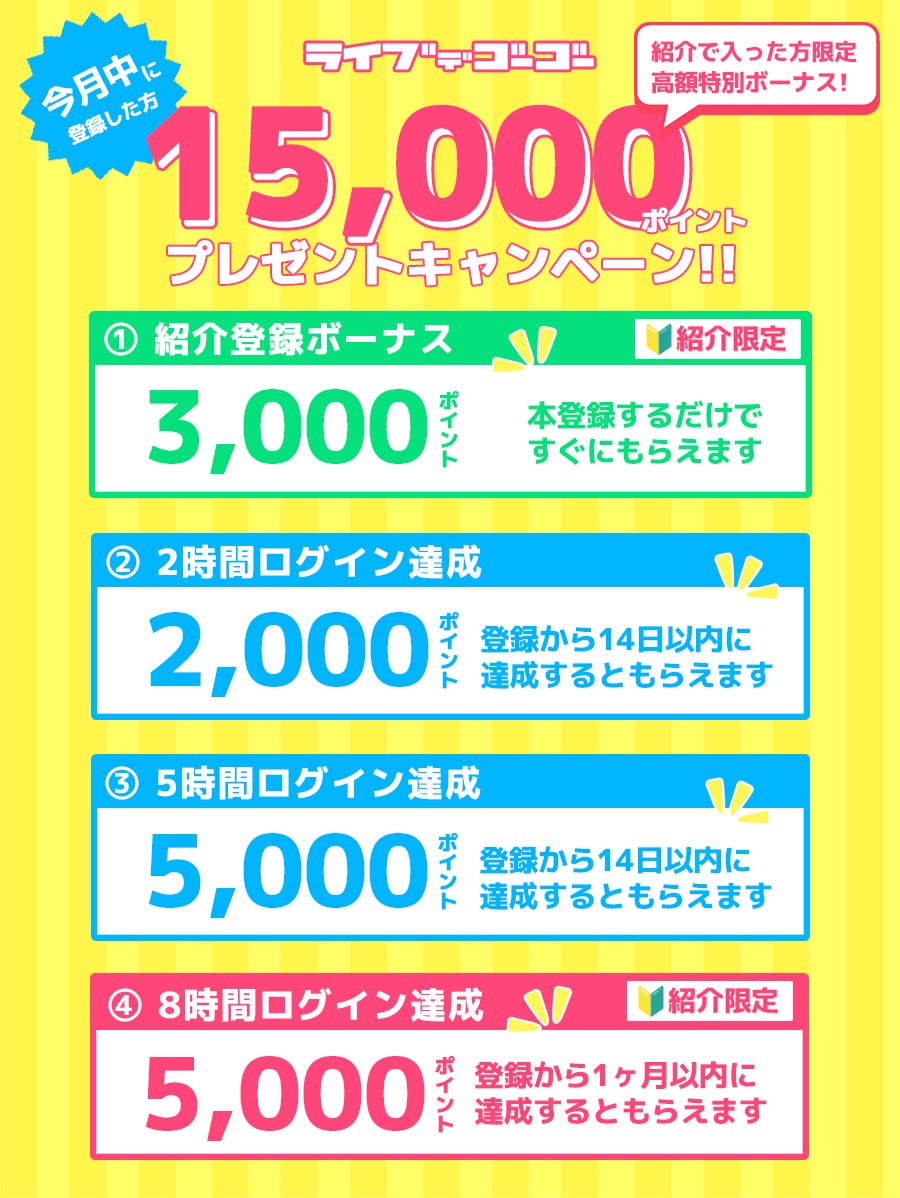 krkw_m's tweet photo. 紹介URLから登録してもらえると、紹介限定で①と④のボーナスがあるので8,000ポイントお得に貰えちゃいます🤭💓 https://t.co/g0N8oJZR2A