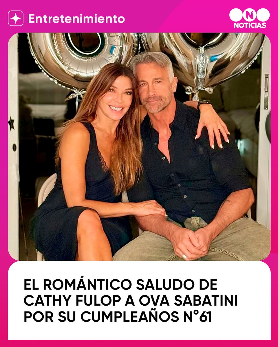 telefe's tweet photo. ¡Amor eterno! ❤️

La actriz Catherine Fulop celebró los 61 años de Osvaldo Sabatini con un tierno saludo que repasa sus 32 años de historia juntos. Desde su casamiento hasta el rol de "abuelo espectacular" que estrenó este año: "Feliz de ser desde hace 32 años la mujer que camina a tu lado y la que sigue eligiéndote cada día. Gracias por seguir enamorándome. Feliz cumpleaños, Papá Ova. Feliz cumpleaños, Abuelo Ova. Feliz cumpleaños al amor de mi vida" 💬