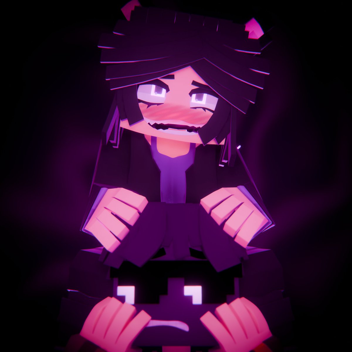 NekoMedia_YT's tweet photo. A nightmare in Black and Purple
#oc #orignalcharacter #minecraft #minecraftOCs #purple #neko #unknownadventures https://t.co/3CJIBOHALM