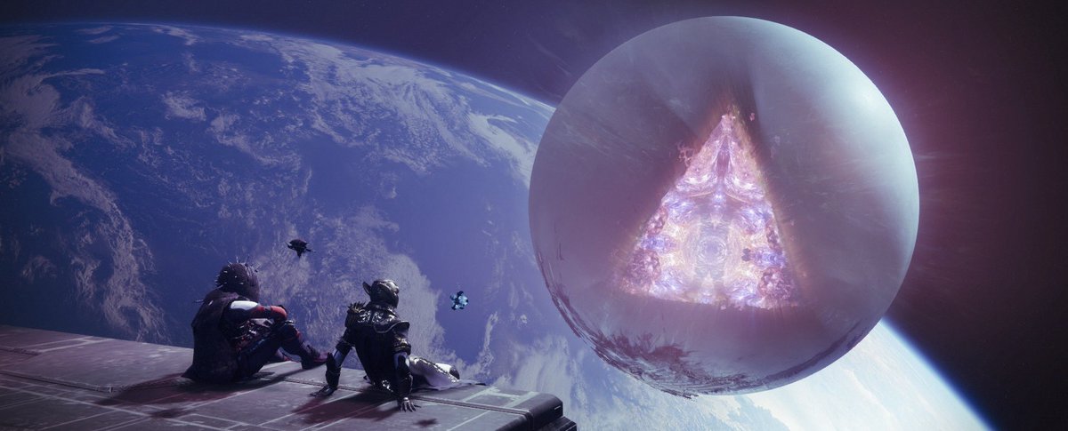 _Goat_Furry_'s tweet photo. Man today the day that Destiny does it’s last update it’s wild to see it happen. I remember beginning my brother to get the first game when I was 12 now I’m 24 still playing it and got my bf to play it as well now.Eyes up guardians today we play one last time https://t.co/h05gMaziGA