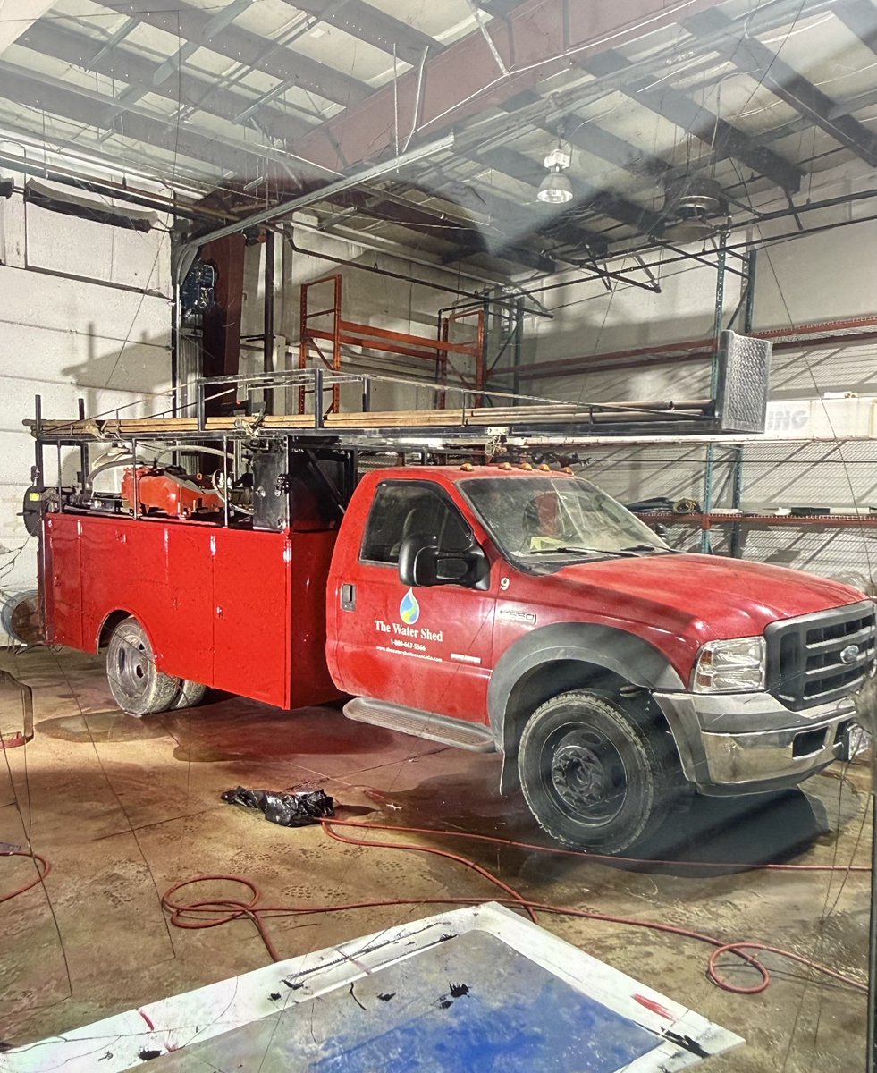 HfxRegPolice's tweet photo. Police are seeking the public’s assistance in finding a vehicle that was stolen from a business in Dartmouth.

The red vehicle pictured here was stolen from The Water Shed, located at 515 Main Street in Dartmouth on April 14 at approximately 11:50 p.m. It is a 2005 Ford F550 truck with company logos on both doors and a Nova Scotia license plate that reads GT34746. The vehicle had hydrofracking equipment on board at the time it was taken.

The second picture is of the suspects’ truck. This vehicle arrived at The Water Shed, a passenger got out of the vehicle, entered the company’s truck, and drove away.

Anyone with information about the vehicle’s whereabouts or the suspects’ identity is asked to call police at 902-490-5020. Anonymous tips can be sent to Crime Stoppers by calling toll-free 1-800-222-TIPS (8477), submitting a secure web tip at https://t.co/4RCo0Z47Ki or using the P3 Tips App.

26-57977