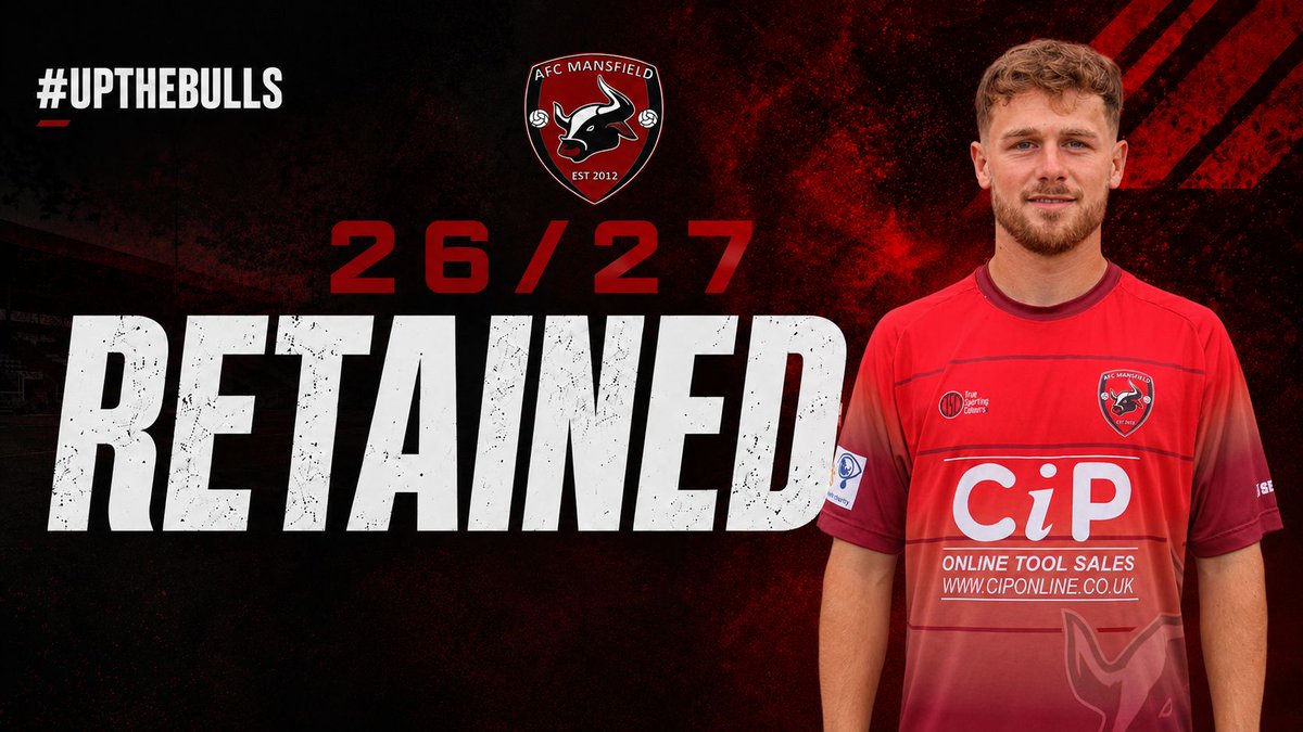 AFCMansfield's tweet photo. 📝 𝗥𝗵𝘆𝘀 𝗗𝗼𝗹𝗮𝗻 𝗦𝗶𝗴𝗻𝘀 𝗳𝗼𝗿 𝟮𝟬𝟮𝟲/𝟮𝟳

The Bulls are delighted to announce that full-back Rhys Dolan has signed a contract for the 2026/27 season.

We're pleased to have Rhys in the squad for the upcoming campaign.

#UpTheBulls https://t.co/vRx8BmktZ2