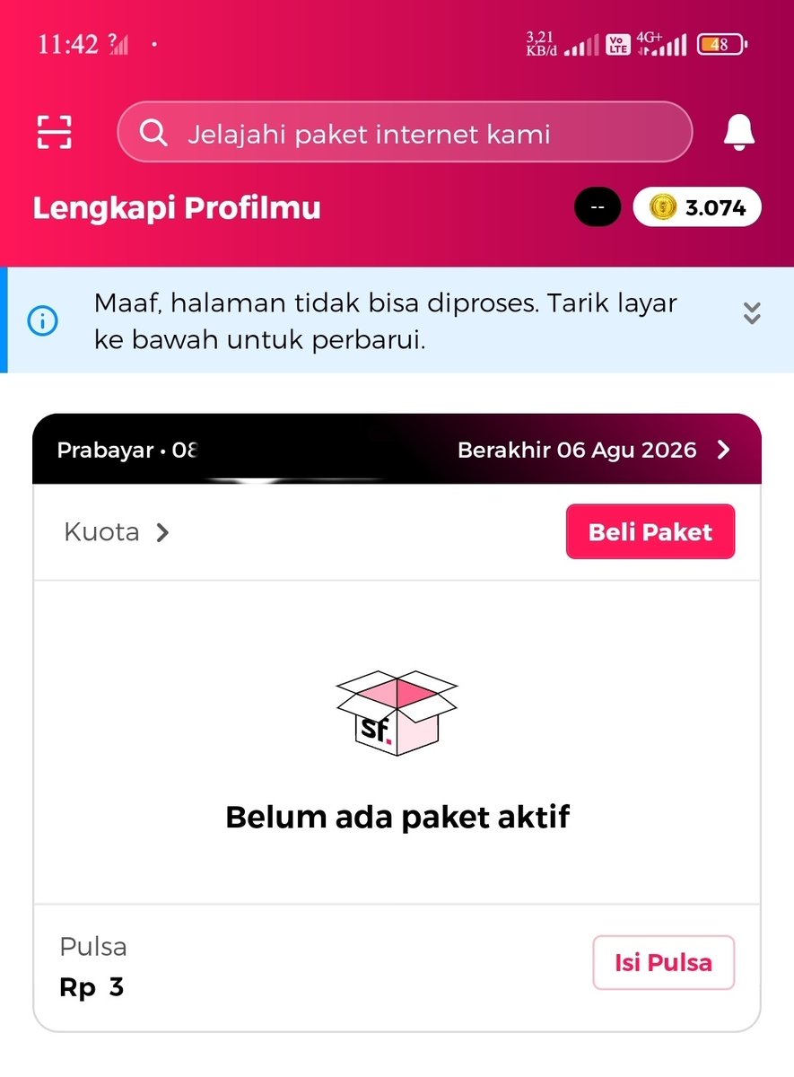 _mandukdy's tweet photo. Wah gila ni Smartfren, masa baru beli tiba-tiba kuotanya ilang??? Tiba-tiba banget gak bisa dipake kocak, sial 40gb ilang😭😭 @smartfrencare https://t.co/jcEMY1RbHN