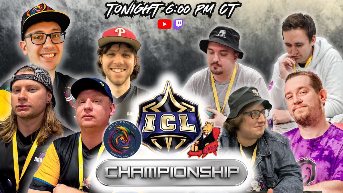 IllumineerCL's tweet photo. THE BIG NIGHT IS FINALLY HERE 🏆 @additional_ink and #Lazyboys will fight it out on the grand stage, the ICL Championship 🥳  Who will be crowned as our Season 3 Champion??? Find out at 6 PM CT 📺

#Lorcana 
🔗⬇️ https://t.co/PW6ROceBBD