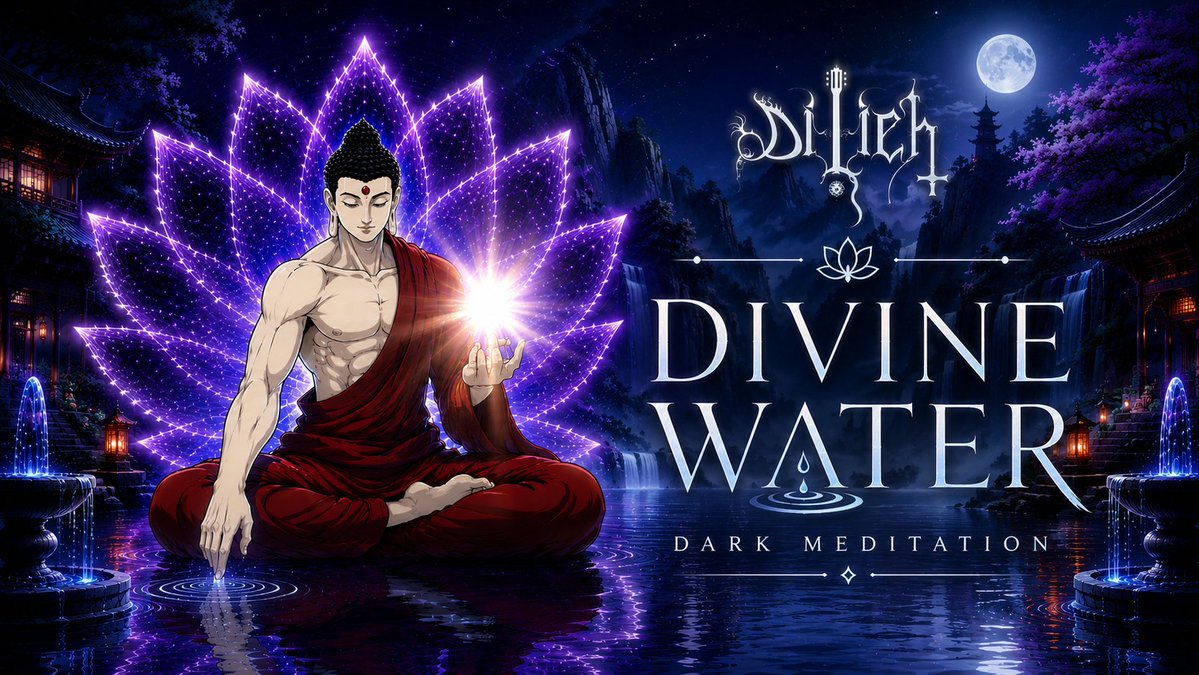 diliehmusic's tweet photo. 25 minutes of dark meditation music featuring Tibetan bowls, flowing water sounds, binaural frequencies, and ambient soundscapes.
Now available on YouTube:
https://t.co/RPvhj3Ixhw
#Meditation #DarkMeditation #DivineWater #AmbientMusic #DeepFocus https://t.co/W2S5wVWveW