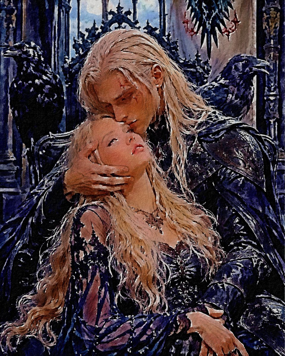 senalligaze's tweet photo. Lord and Lady Bloodraven 
#Bloodraven #ShieraSeastar #asoiaf #art https://t.co/pTIIPmB7mg