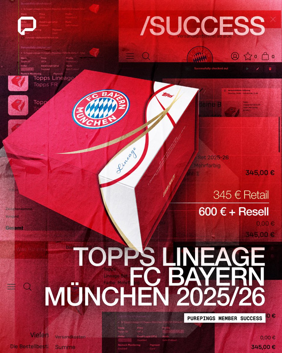PurePings's tweet photo. Another cookout… 👨‍🍳

Free Aco ☑️
Best monitors for Topps &amp; Bayern ☑️

Make sure to join the BEST group with the BEST pricing:

https://t.co/B4LZQc3PNF https://t.co/7IMvls2TZs